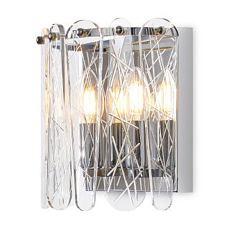 Бра 13,3*21,5-23 см, 2*E14*60W Freya Surface FR2048WL-02CH, Хром