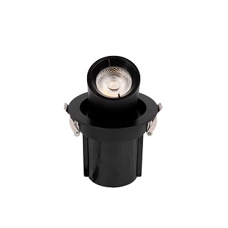 Встраиваемый светильник 10*11 см, 1*LED*12W 4000K LOFT IT Apex 10327/C Black черный, вр 7,5 см