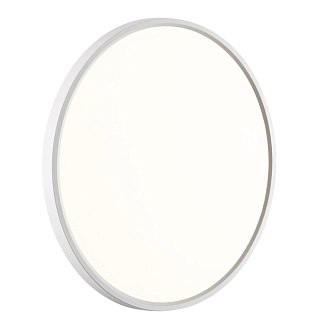 Cветильник 49,5*2,5 см, LED 40W, 3000/4000 К, IP40, белый, пластик Sonex Alfa White, 7659/40L