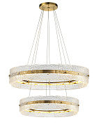 Люстра Ø600 (1000) x H2000, мм, 60W 3000K-6000K, GD (Золото) NewRgy 82071-600+1000 COPPER GD