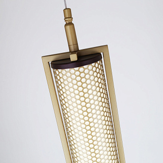 Светильник 136 см, 33W, 4000K, Favourite Ligero 4190-1P, золото