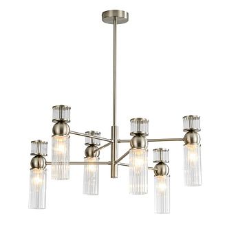 Люстра 62*72 см, 6*E14*40W, 12 м2 Lumion Denver LUM8277/6, стальной; серебристый