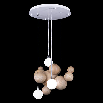 Светильник 50 см, 33W, 3000K, Loft It 10161 Light wood, белый