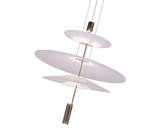 Светильник 68 см, 9W, 4000K, Kink Light 08403-36+50+68+21,20(01), бронза