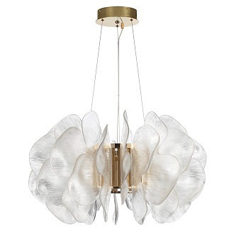 Люстра 80 см, LED*115W, 3500К, 7789lm Odeon Light Siama 5089/115L, под латунь