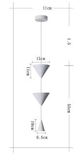 Подвесной светодиодный светильник Inodesign Lester White 44.1155