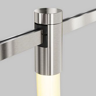 Трековый магнитный светильник 200 см, 27W, 3000K, Maytoni Technical Tau Flarity TR154-1-27W3K-PT, платина