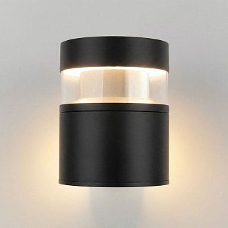 Уличный настенный светильник 1530 TECHNO LED 3000K чёрный 1530 TECHNO LED черный Elektrostandard  4690389219139, a072083