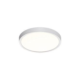 Cветильник 23*2,5 см, LED 18W, 3000/4000 К, IP40, белый, пластик Sonex Alfa White, 7659/18L
