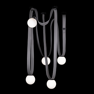 Подвесной светильник 80*150 см, 5*G9*40W LOFT IT Picot 10240/5 серый