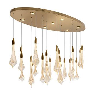 Светильник 160*160*150 см, LED*97W, 4000K, Modelux  ML.89181.22 BS, Латунь