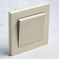 Радиовыключатель клавишный HiTE PRO BASE-1 (Бежевый, без рамки) HPSW-BASE1-BG