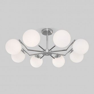 Потолочная люстра 87 см Eurosvet Frost 70154/8 хром