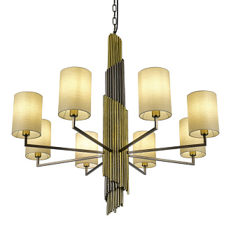 Подвесная люстра 90*80 см, 8*E14, 336W, ST-Luce GLORIA SL1638.303.08 латунный