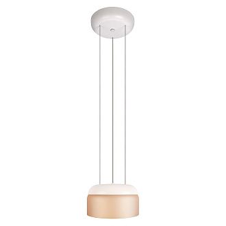 Подвесной светильник 17 см, 6W, 3000K, LOFT IT Totem 10466P Amber matte, белый-янтарный