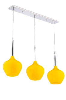 Люстра L580 x W80 x H1150, мм, 3*40W (120W), YELLOW(ЖЁЛТЫЙ) Sfera Sveta 5068/3 YELLOW