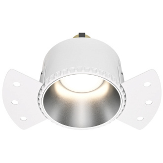 Светильник 14 см, Maytoni Downlight Share DL051-01-GU10-RD-WS, серебро, вр 9,3 см