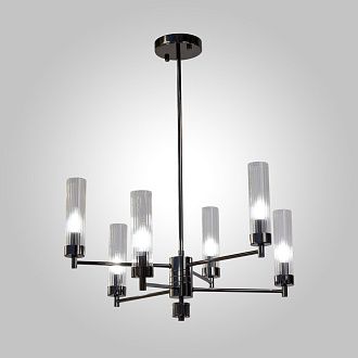 Люстра подвесная INDIGO SP6 PEARL BLACK