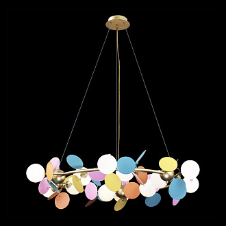 Люстра подвесная LOFT IT Matisse 10008/1050 mult, диаметр 105 см, золото