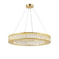 Люстра Ø800 x H100 (1200), мм, 164W 3000-6000K, GOLD (Золото) NewRgy E76-ф800*H100 GOLD