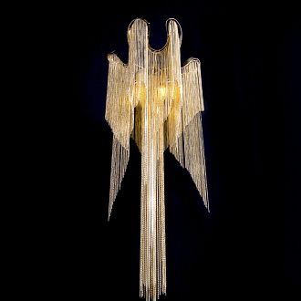 Торшер 38*179 см, 3*E14 Loft it Stream 10208F Gold