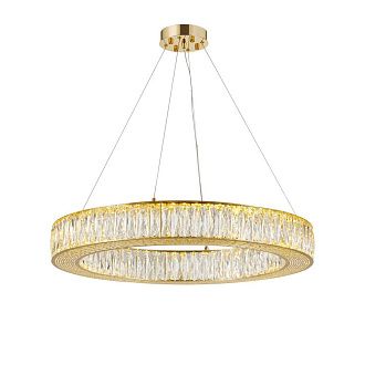 Люстра Ø800 x H100 (1200), мм, 164W 3000-6000K, GOLD (Золото) NewRgy E76-ф800*H100 GOLD
