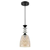 Светильник подвесной 80 см, 1*E27*60W, Lumion Elenika 8056/1A, черный