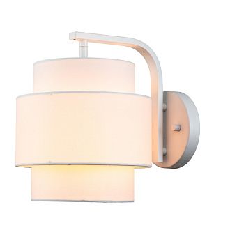 Настенный светильник 200*270*236 мм, 1*E27 белый Indigo Zemfira V000348, 13018/1W White