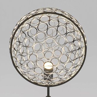 Напольный cветильник 23,5*23,5*153- см, *LED*6W, 3000K, Eurosvet Gemini, 80492/1 черный, 4690389210143