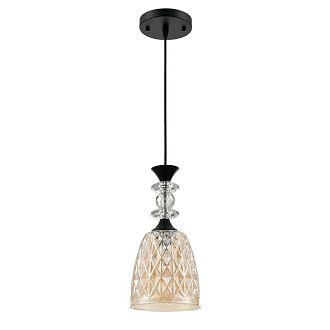 Светильник подвесной 80 см, 1*E27*60W, Lumion Elenika 8056/1A, черный