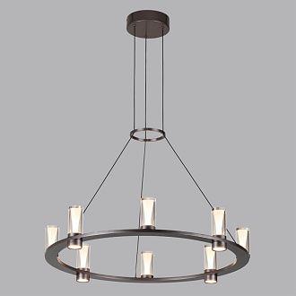 Подвесной светильник *8*200- см, 8*LED*45W, 3000K, Odeon Light Defance 7143/55L, черный