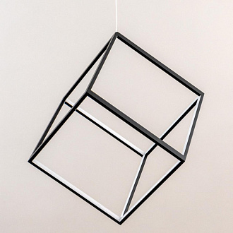 Подвесной LED светильник Citilux Куб CL719301 Черный, 40W*4000K