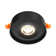 Встраиваемый светильник LED*11W*4000К  Maytoni Technical Planet, Черный DL035-2-L6B4K