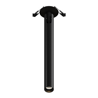 Встраиваемый светильник 3*3*32,6 см, LED, 6W, 3000К, Maytoni Technical Focus T C141RS-L300-6W3K-B черный, вр 5,5 см