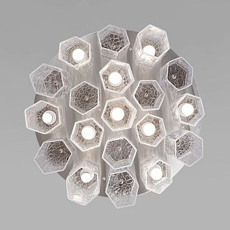 Потолочный cветильник 70*70*37- см, 10*E27*60W, Bogate's Iceberg, 381/10 Smart, 4690389213328