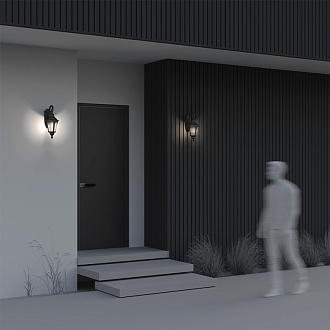 Уличный настенный светильник Maytoni Goiri O029WL-01BZ, коричневый-бронза