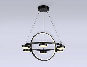 Светильник подвесной 60*8*120 см, LED 58W, 3000К, черный Ambrella Comfort LineTech FL51775
