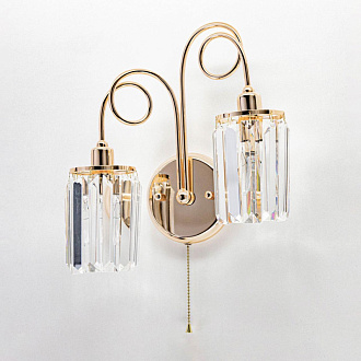 Бра Citilux Синди CL330322, золото, прозрачный