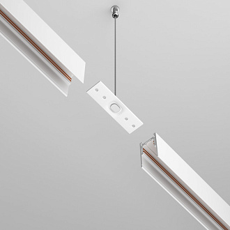 Коннектор прямой Exility накладной белый 8*2,2*0,2 см, LED*W TRA034C-21W Maytoni, Белый