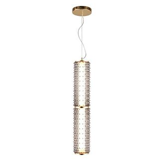 Подвесной светильник 15*105-210 см, 1*LED, 29W, 3000K, Aployt Ozann APL.331.16.29, золотой