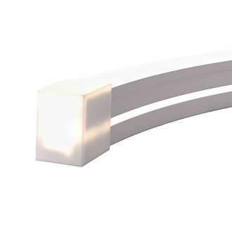 Гибкий неон 17x12 24V 10W/м 3000K IP67 5м, 500*1*2 см, Maytoni Led Strip Изгиб поперек оптической оси 432001, Белый