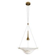 Подвесной светильник 50 см, 40W, 3000K, Loft IT Liberty acrylic 10552P, бронза