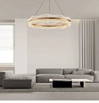 Светильник 8858-800, D800*H150 LED, 140W, 3000/4000/6000K, Alva Donna, шампань