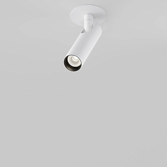 Встраиваемый светильник 3*3*15,1 см, LED, 6W, 4000К, Maytoni Technical Focus T C141RS-L125-6W4K-W белый, вр 5,5 см