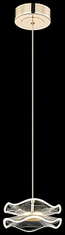 Светильник подвесной Wertmark Helena WE453.02.306, 19*19 см, золото