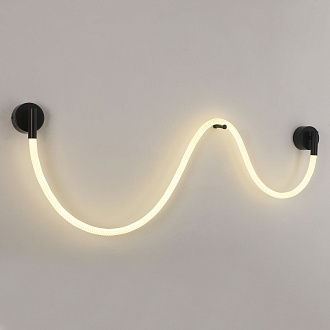 Бра 138*7*27 см, 10W, 4000K Lussole River LSP-7180 черный