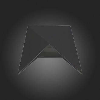 Светильник уличный настенный 17 см, 7W 4000K ST LUCE CANNETO SL9503.401.01 Черный