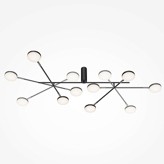 Накладной светильник 115,1*70*27 см, LED, 26W, 3000К, Maytoni FAD MOD070CL-L30B3K черный