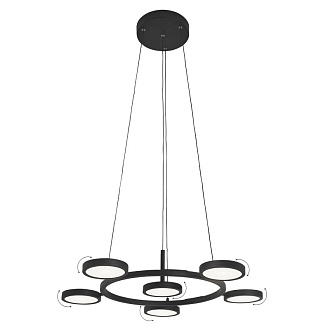 Светильник 70 см, 48W, 4000K, Crystal Lux CLT 027C6 D700 BL, черный