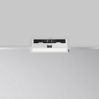 Встраиваемый светильник DL066-12W3-6K-W 13,15*3,1*-3,95 см, *LED*12W, 6000K, Maytoni technical Basis DL066-12W3-6K-W, Белый, вр 2,6*12,7 см